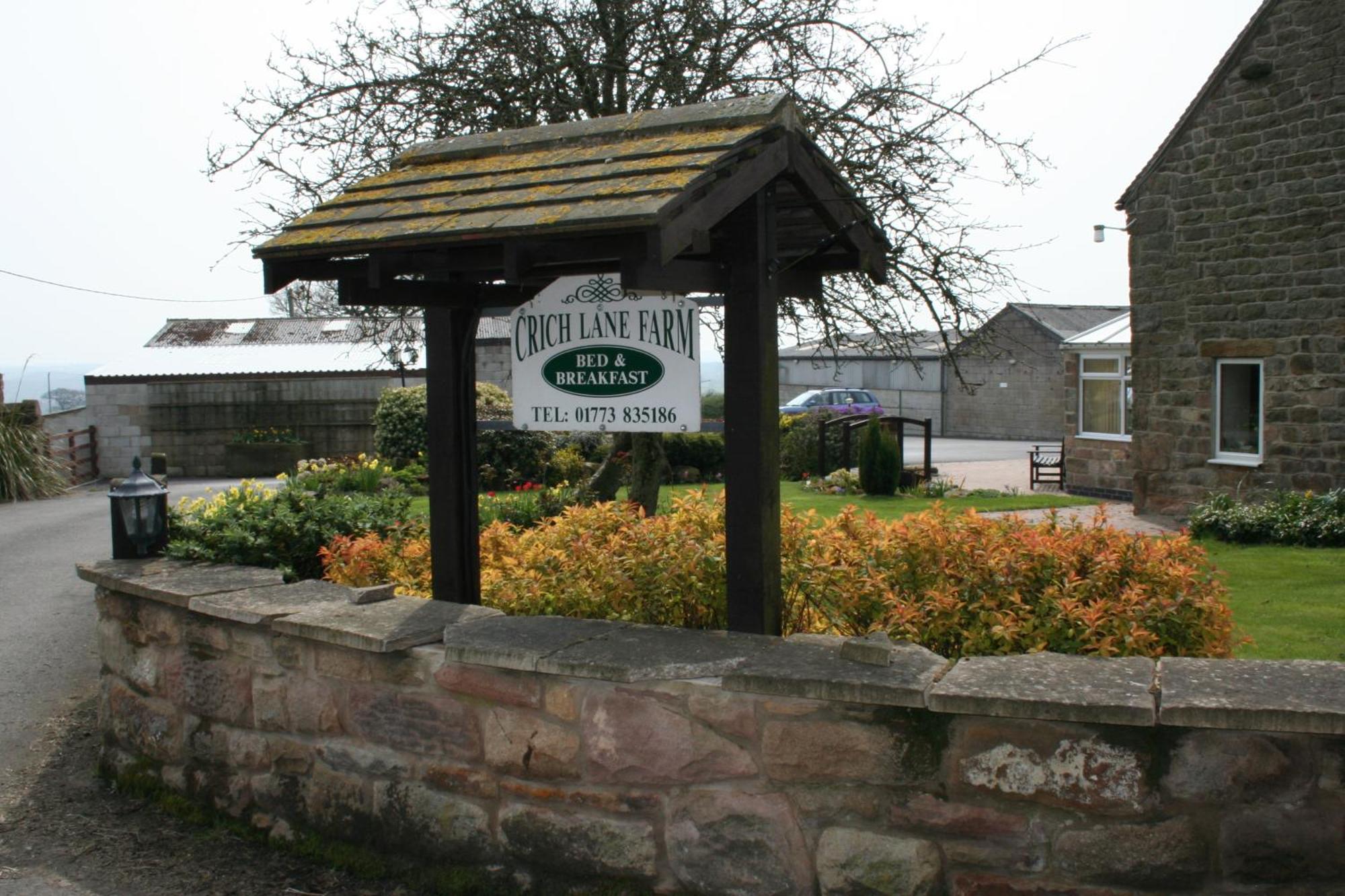 Crich Lane Farm Bed and Breakfast Alfreton Exteriör bild